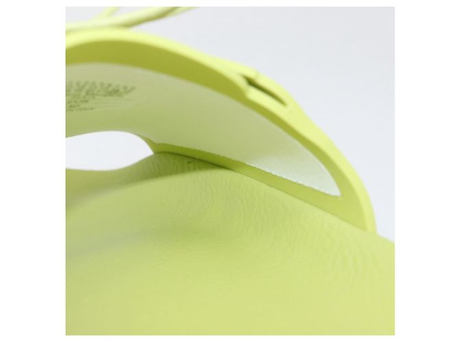 Autre Marque Sandali Maison Margiela in gomma 40 Verde Auth 179328A - vista 15