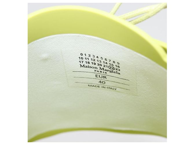 Autre Marque Sandali Maison Margiela in gomma 40 Verde Auth 179328A - vista 17