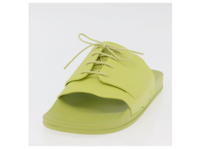 Autre Marque Sandali Maison Margiela in gomma 40 Verde Auth 179328A - vista 18
