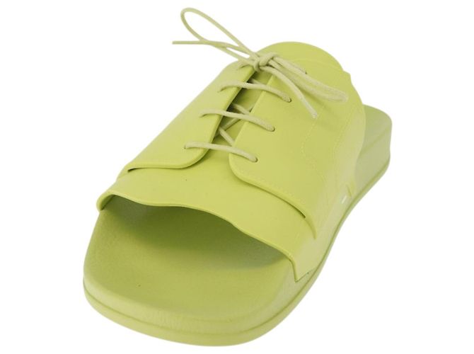 Autre Marque Sandali Maison Margiela in gomma 40 Verde Auth 179328A - vista 2