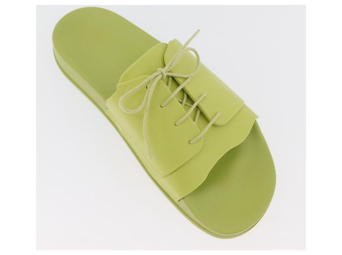 Autre Marque Sandali Maison Margiela in gomma 40 Verde Auth 179328A - vista 22