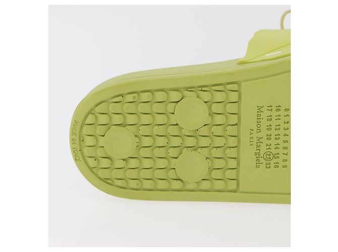 Autre Marque Sandali Maison Margiela in gomma 40 Verde Auth 179328A - vista 26