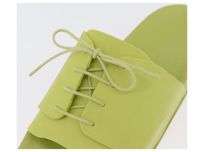 Autre Marque Sandali Maison Margiela in gomma 40 Verde Auth 179328A - vista 29
