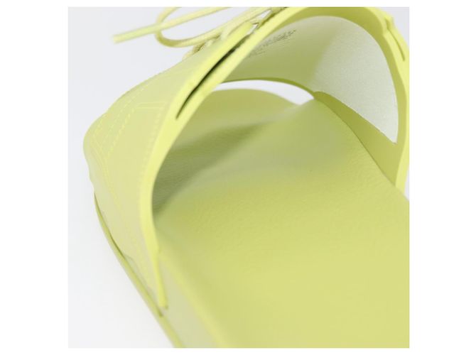 Autre Marque Sandali Maison Margiela in gomma 40 Verde Auth 179328A - vista 30