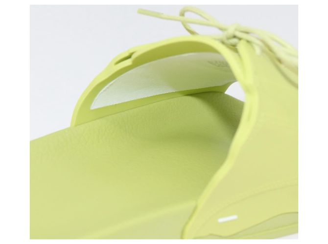 Autre Marque Sandali Maison Margiela in gomma 40 Verde Auth 179328A - vista 32