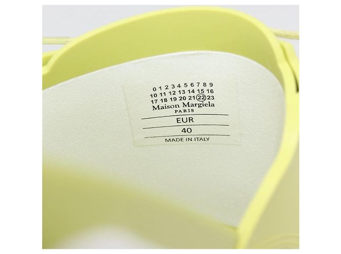 Autre Marque Sandali Maison Margiela in gomma 40 Verde Auth 179328A - vista 33