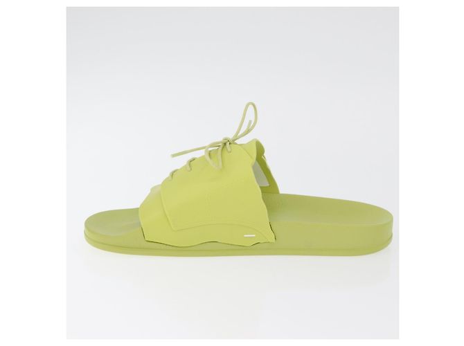 Autre Marque Sandali Maison Margiela in gomma 40 Verde Auth 179328A - vista 5