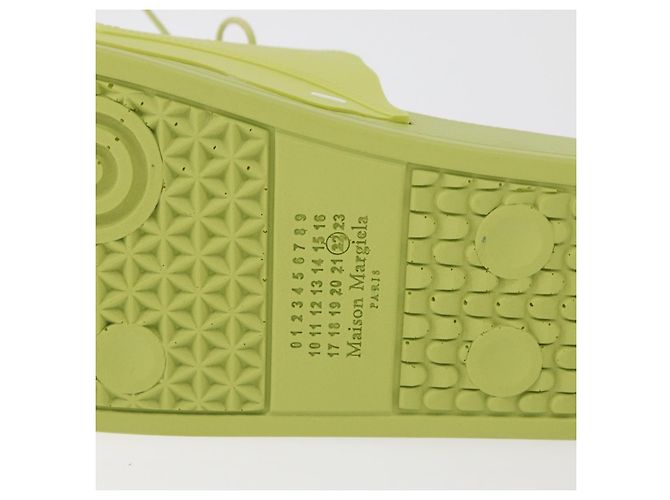Autre Marque Sandali Maison Margiela in gomma 40 Verde Auth 179328A - vista 9