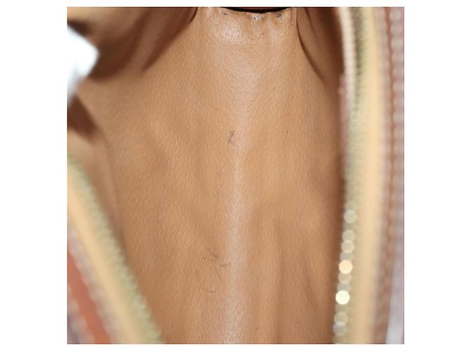 Céline Clutch CELINE Macadam Canvas PVC Pelle 3 Set Marrone Auth 180239 - vista 20