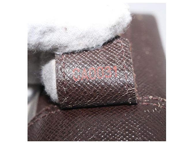 LOUIS VUITTON Damier Ebene Trousse Toilette 25 Clutch Bag N47624 LV Auth BA12764 - vista 12
