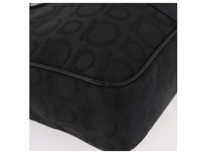 Salvatore Ferragamo Gancini Tote Bag Canvas Schwarz Silber Auth BA12719 - Ansicht 10