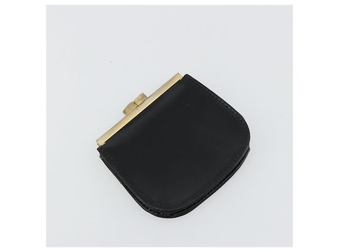 Borsa a tracolla GUCCI in pelle nera con dettagli argento Auth 180462 Nero - vista 23