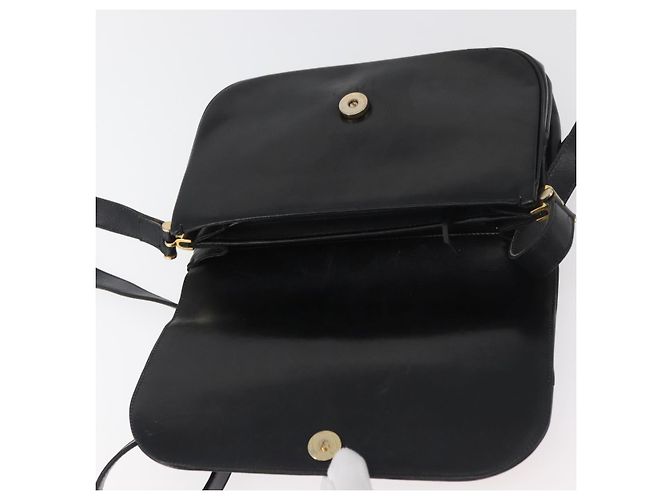 Borsa a Spalla Christian Dior in Pelle Nera e Oro Auth BA12894 Nero D'oro - vista 15