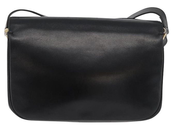 Borsa a Spalla Christian Dior in Pelle Nera e Oro Auth BA12894 Nero D'oro - vista 3