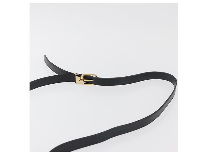 Borsa a Spalla Christian Dior in Pelle Nera e Oro Auth BA12894 Nero D'oro - vista 8