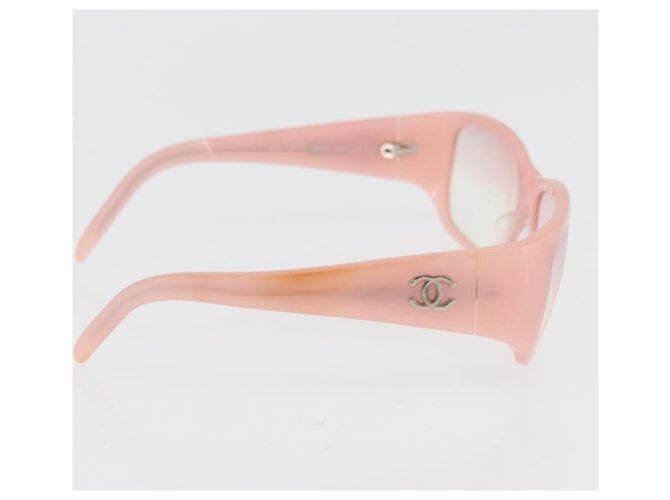Gafas de sol CHANEL metal 2 Set Rosa Blanco CC Auth 179360 Negro - vista 12