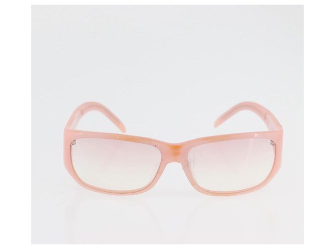 Gafas de sol CHANEL metal 2 Set Rosa Blanco CC Auth 179360 Negro - vista 7