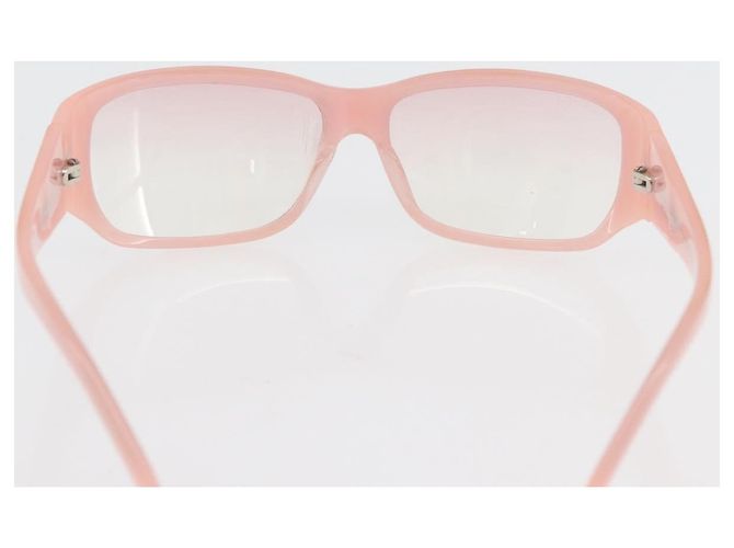 Gafas de sol CHANEL metal 2 Set Rosa Blanco CC Auth 179360 Negro - vista 8