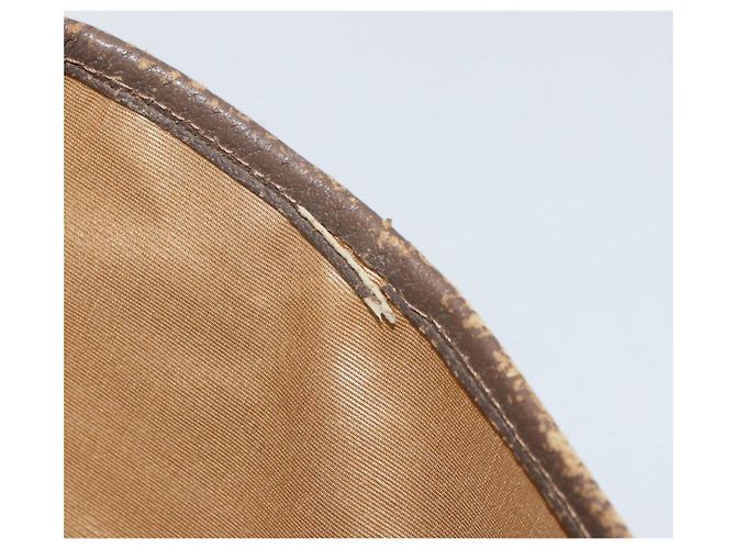 Borsa GUCCI GG Supreme Web Sherry Line PVC Beige Oro 89 02 077 Auth BA12772 D'oro - vista 22