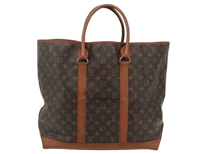 LOUIS VUITTON Monogram Sac Weekend GM Tote Bag M42420 LV Auth bs35134 Monogramma - vista 13