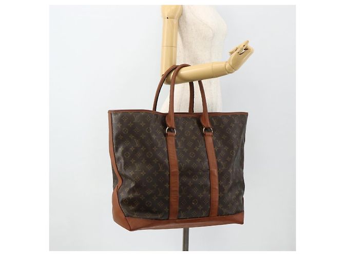 LOUIS VUITTON Monogram Sac Weekend GM Tote Bag M42420 LV Auth bs35134 Monogramma - vista 19