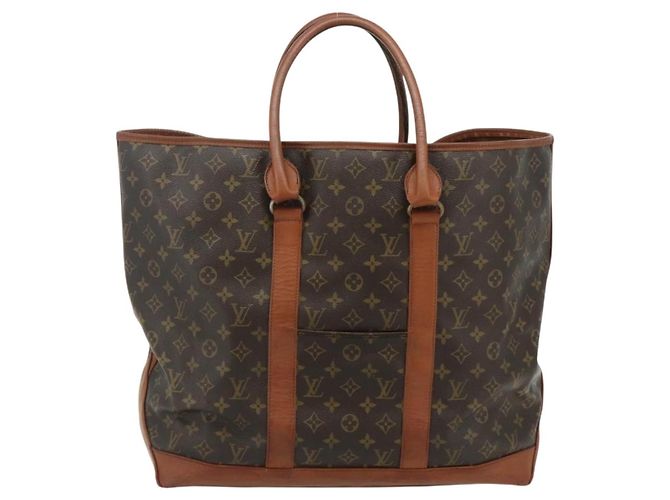 LOUIS VUITTON Monogram Sac Weekend GM Tote Bag M42420 LV Auth bs35134 Monogramma - vista 2