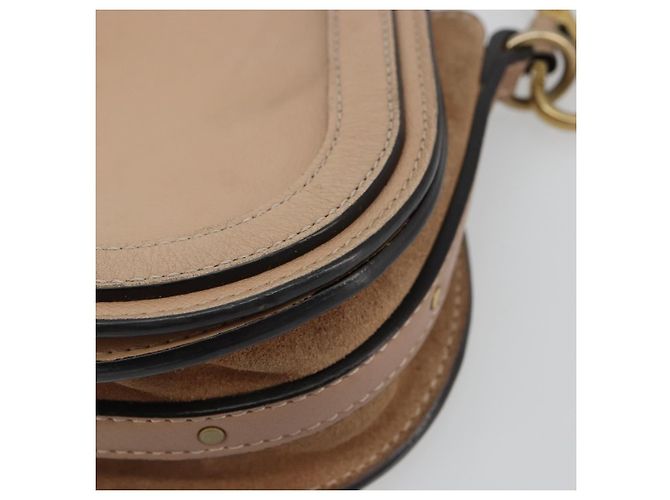 Chloé Borsa Chloe Nile in Pelle 2way Rosa Oro Auth 179908A D'oro - vista 12
