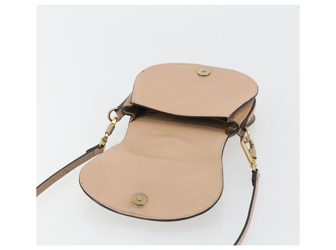 Chloé Borsa Chloe Nile in Pelle 2way Rosa Oro Auth 179908A D'oro - vista 19