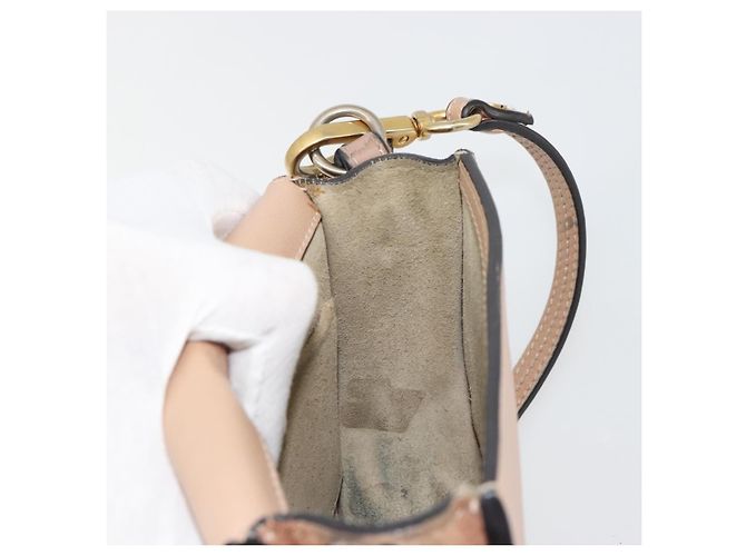 Chloé Borsa Chloe Nile in Pelle 2way Rosa Oro Auth 179908A D'oro - vista 21