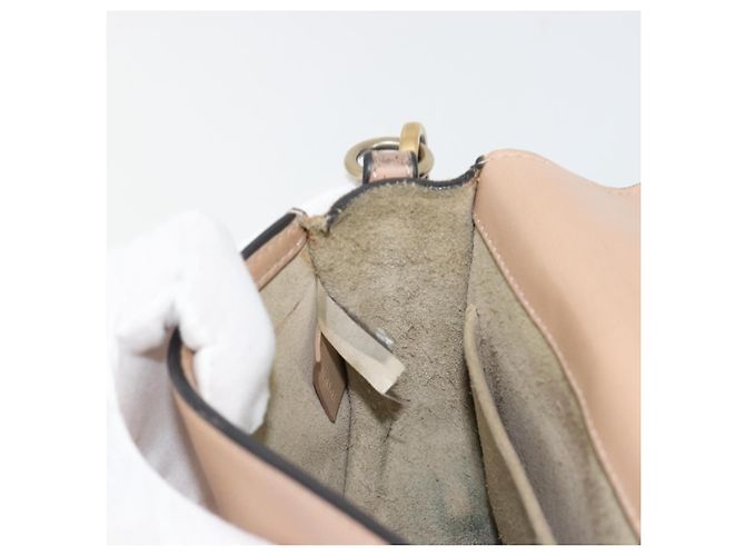 Chloé Borsa Chloe Nile in Pelle 2way Rosa Oro Auth 179908A D'oro - vista 22