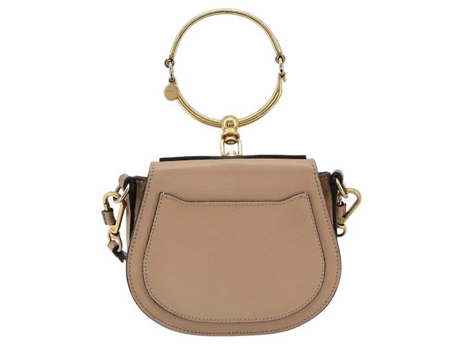 Chloé Borsa Chloe Nile in Pelle 2way Rosa Oro Auth 179908A D'oro - vista 3