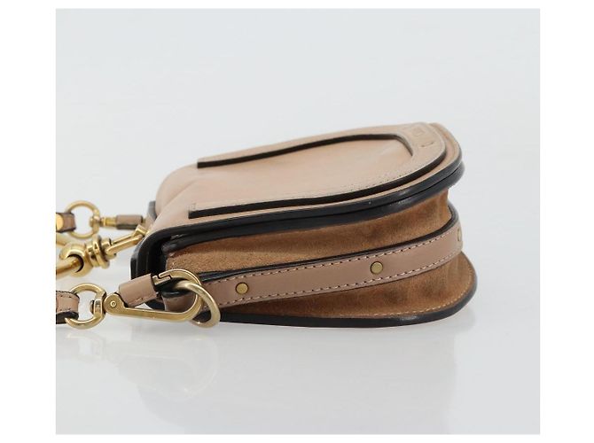 Chloé Borsa Chloe Nile in Pelle 2way Rosa Oro Auth 179908A D'oro - vista 5