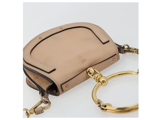 Chloé Borsa Chloe Nile in Pelle 2way Rosa Oro Auth 179908A D'oro - vista 6