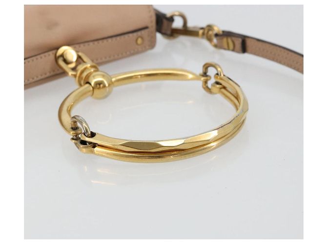 Chloé Borsa Chloe Nile in Pelle 2way Rosa Oro Auth 179908A D'oro - vista 7