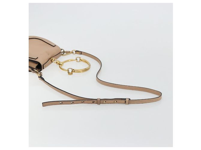 Chloé Borsa Chloe Nile in Pelle 2way Rosa Oro Auth 179908A D'oro - vista 9