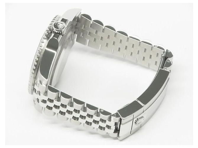 ROLEX GMT MasterII lunetta blu e nero 126710BLNR Bracciale Jubilee '21 acquistato per Uomo Argento - vista 13