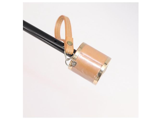 Céline Ombrello pieghevole CELINE C Macadam Canvas Nylon Arancione Auth 181570A - vista 10