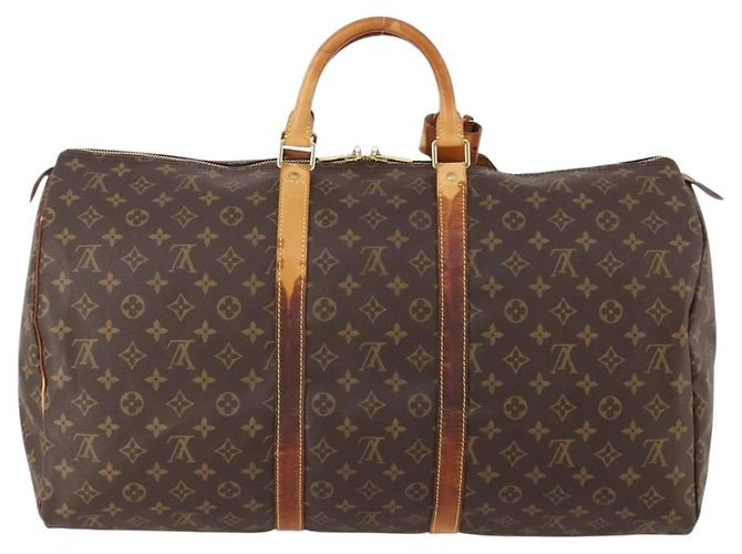 LOUIS VUITTON Borsa Boston Monogram Keepall 55 M41424 LV Auth 179742 Monogramma - vista 2