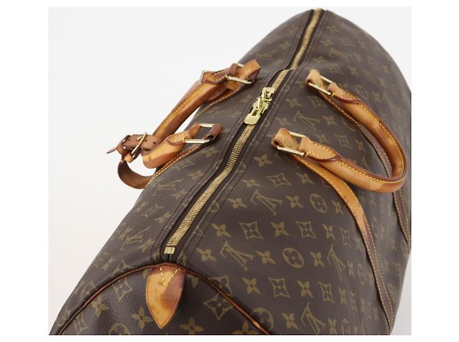 LOUIS VUITTON Borsa Boston Monogram Keepall 55 M41424 LV Auth 179742 Monogramma - vista 6
