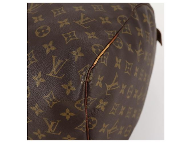 LOUIS VUITTON Borsa Boston Monogram Keepall 55 M41424 LV Auth 179742 Monogramma - vista 9