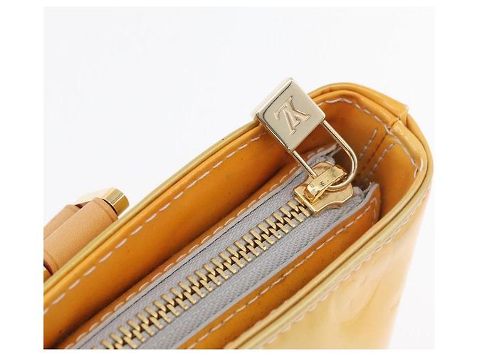 LOUIS VUITTON Borsa Monogram Vernis Houston Gris M91053 LV Auth BA12703 Grigio - vista 10