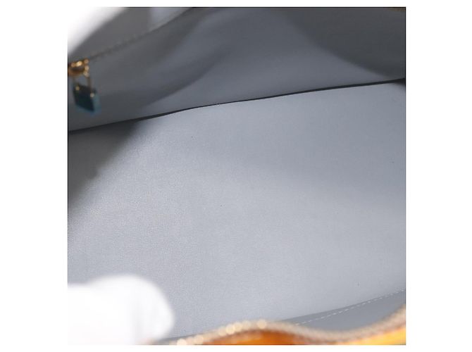 LOUIS VUITTON Borsa Monogram Vernis Houston Gris M91053 LV Auth BA12703 Grigio - vista 11