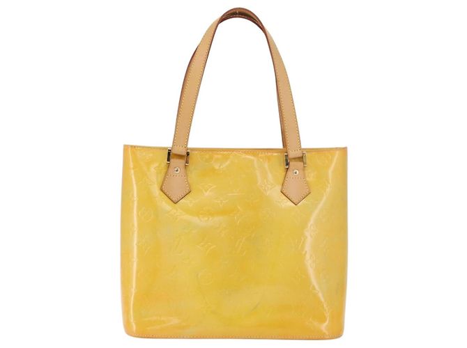 LOUIS VUITTON Borsa Monogram Vernis Houston Gris M91053 LV Auth BA12703 Grigio - vista 13