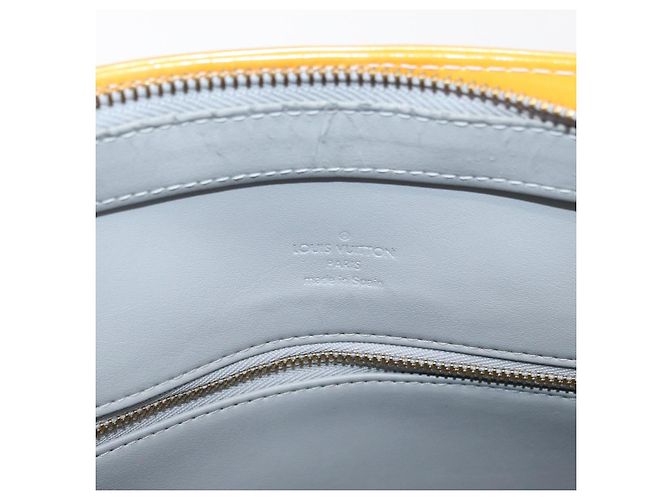 LOUIS VUITTON Borsa Monogram Vernis Houston Gris M91053 LV Auth BA12703 Grigio - vista 17
