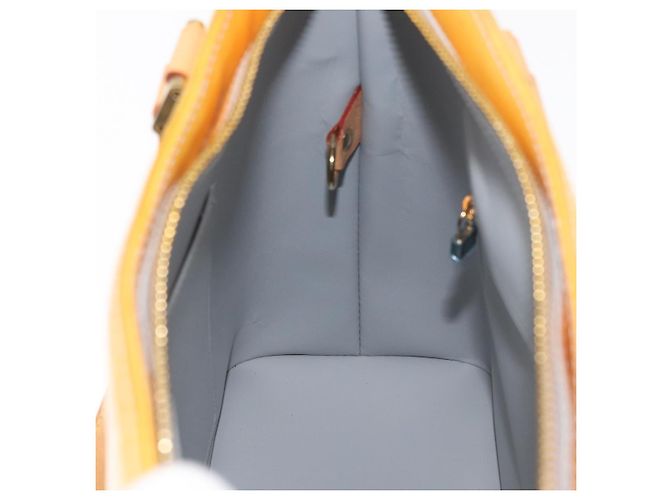 LOUIS VUITTON Borsa Monogram Vernis Houston Gris M91053 LV Auth BA12703 Grigio - vista 19
