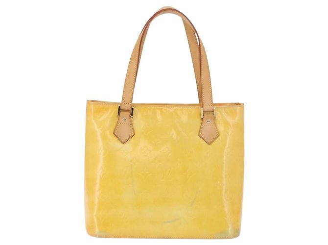 LOUIS VUITTON Borsa Monogram Vernis Houston Gris M91053 LV Auth BA12703 Grigio - vista 2