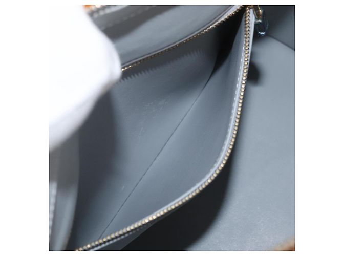 LOUIS VUITTON Borsa Monogram Vernis Houston Gris M91053 LV Auth BA12703 Grigio - vista 21