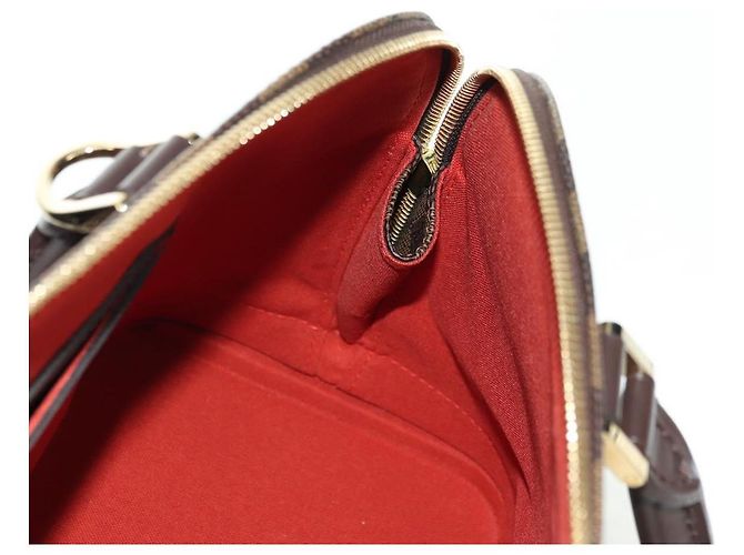 LOUIS VUITTON Borsa Damier Ebene Alma N51131 LV Auth am11651SAV - vista 19