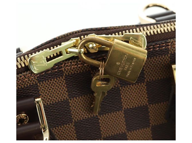 LOUIS VUITTON Borsa Damier Ebene Alma N51131 LV Auth am11651SAV - vista 9