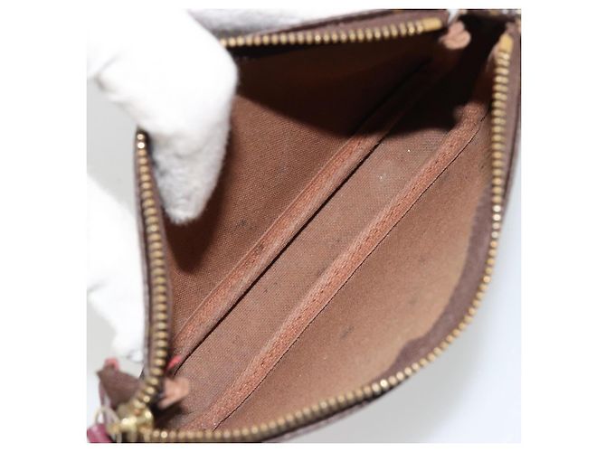 LOUIS VUITTON Monogram Trunk Mini Pochette Accessoires Pochette M63798 Auth 180704 Monogramma - vista 11